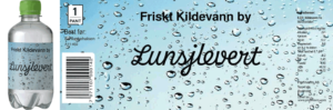Vannflaske med din egen etikett