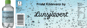 Vannflaske med din egen etikett
